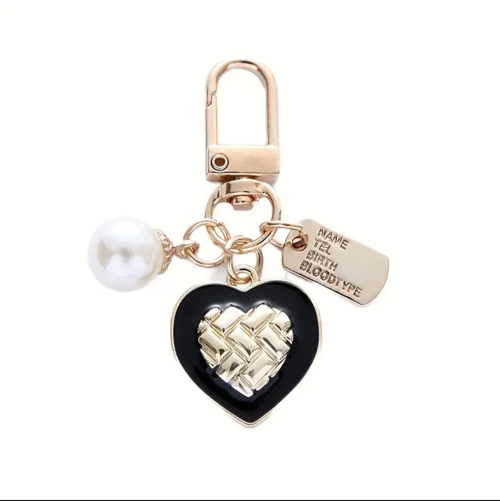 Heart 🖤🤎 Keychain / Charm